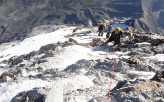 Ascension of the Matterhorn via the Hörnli ridge