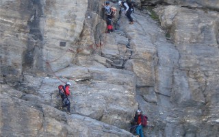 Beklimming Matterhorn: begin van de Hörnligraat 