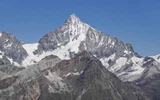 Many alpinists consider the Weisshorn as the most beautiful mountain in the Alps