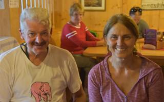 Lienz Dolomites ~ Theo Bické & Edith Tembler, cabin exploiter of the Karlsbader Hut 